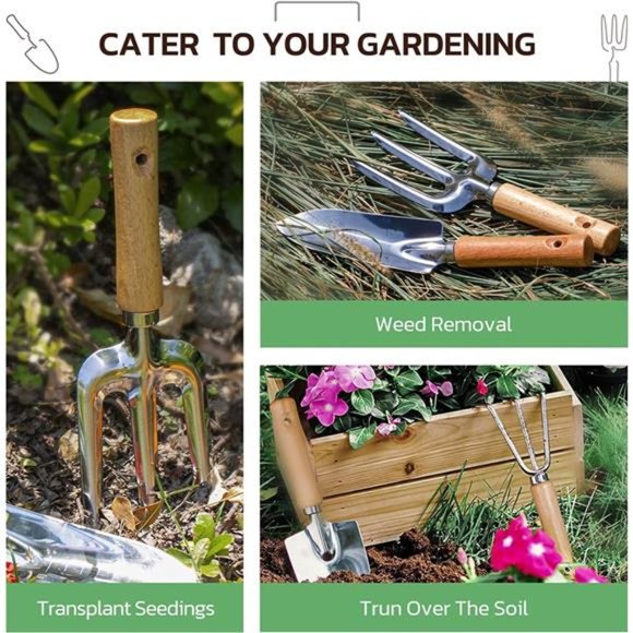 Gardening Tools 9-Piece Heavy Duty Gardening Hand Tools with Fashion and Durable - Picture 6 of 6